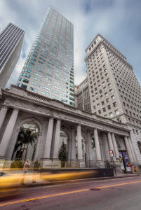 Modern skyscrapers in San Francisco Modern skyscrapers in San Francisco